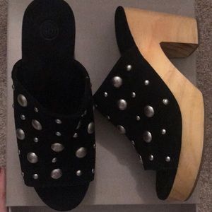 Urban Outfitters studded clogs